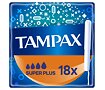 Tampon Tampax Non-Plastic Super Plus 18 kos