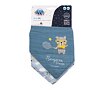 Slinček Canpol babies Bonjour Paris Muslin Bib Blue 2 kos