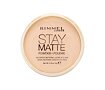 Puder v prahu Rimmel London Stay Matte 14 g 005 Silky Beige