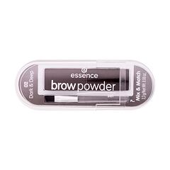 Puder za obrvi Essence Brow Powder Set 2,3 g 02 Dark & Deep