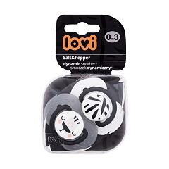 Duda LOVI Salt&Pepper Dynamic Soother 0-3m 2 kos