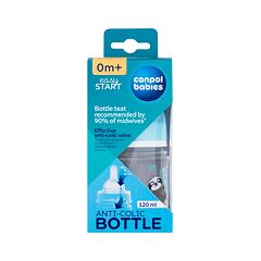 Otroška steklenička Canpol babies Exotic Animals Easy Start Anti-Colic Bottle Blue 0m+ 120 ml