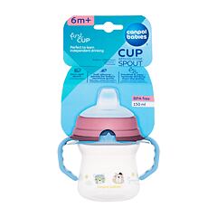 Skodelica Canpol babies Bonjour Paris First Cup Blue 6m+ 150 ml