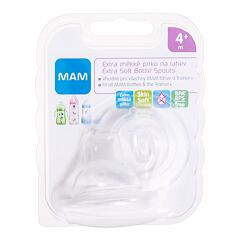 Cucelj MAM Teat Extra Soft Bottle Spouts 4m+ 2 kos