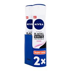 Antiperspirant Nivea Black & White Invisible Clear 48h 150 ml