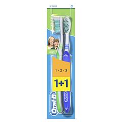 Zobna ščetka Oral-B 1-2-3 Fresh Medium 2 kos