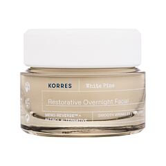 Nočna krema za obraz Korres White Pine Restorative Overnight Facial Cream 40 ml