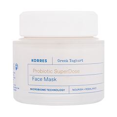 Maska za obraz Korres Greek Yoghurt Probiotic SuperDose Face Mask 100 ml