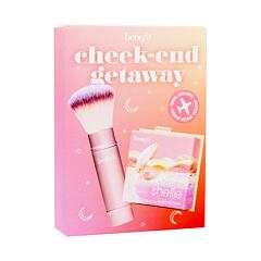 Rdečilo za obraz Benefit Shellie Blush Cheek-End Getaway 6 g Warm Seashell-Pink Seti