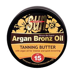 Zaščita pred soncem za telo Vivaco Sun Argan Bronz Oil Tanning Butter SPF15 200 ml