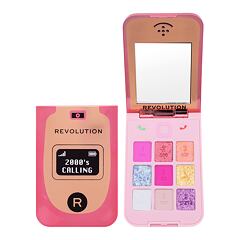 Senčilo za oči Makeup Revolution London Y2K Baby Flip Phone Eyeshadow Palette 3,6 g 2000's Calling