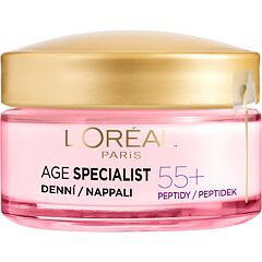 Dnevna krema za obraz L'Oréal Paris Age Specialist 55+ Anti-Wrinkle Brightening Care 50 ml