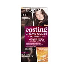 Barva za lase L'Oréal Paris Casting Creme Gloss 48 ml 500 Medium Brown