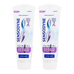 Zobna pasta Sensodyne Clinical Repair Active White Duo 2x75 ml