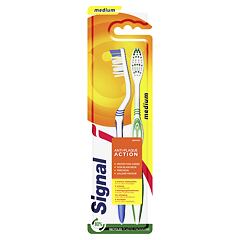 Zobna ščetka Signal Antiplaque Toothbrush Medium 2 kos