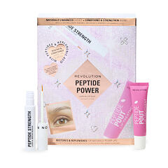 Nega za obrvi in trepalnice Makeup Revolution London Peptide Power Lash & Lip Duo 3 ml Seti