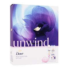 Gel za prhanje Dove Unwind Gift Set 225 ml Seti