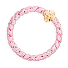 Elastika za lase By Eloise London Woven Gold Quatrefoil 1 kos Soft Pink