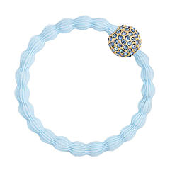 Elastika za lase By Eloise London Bling Charms Disco Ball 1 kos Sky Blue