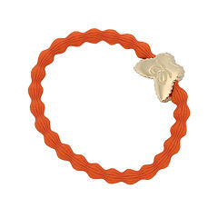 Elastika za lase By Eloise London Enamel Gold Butterfly 1 kos Classic Orange