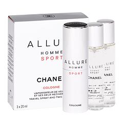 Kolonjska voda Chanel Allure Homme Sport Cologne "zasuči in razprši" 3x20 ml