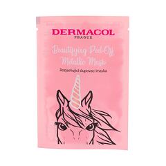 Maska za obraz Dermacol Beautifying Peel-off Metallic Mask  Brightening 15 ml