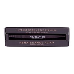 Črtalo za oči Makeup Revolution London Renaissance Flick 0,8 g Brown