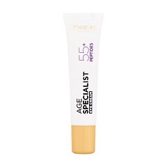 Krema za okoli oči L'Oréal Paris Age Specialist 55+ Peptides & Caffeine Eye Cream 15 ml