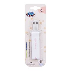 Verižica za dudo Canpol babies Royal Baby Soother Clip With Ribbon Little Princess 1 kos