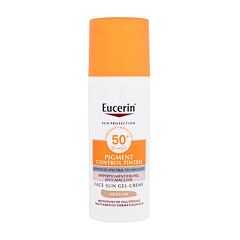 Zaščita pred soncem za obraz Eucerin Sun Protection Pigment Control Tinted Gel-Cream SPF50+ 50 ml Medium