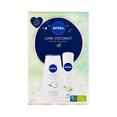 Gel za prhanje Nivea Lime Coconut 250 ml poškodovana škatla Seti