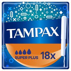 Tampon Tampax Non-Plastic Super Plus 18 kos