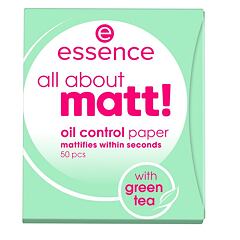 Puder Essence All About Matt! Oil Control Paper 50 kos