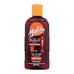 Zaščita pred soncem za telo Malibu Dry Oil Gel With Carotene SPF8 200 ml