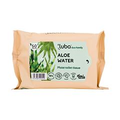 Vlažni toaletni robčki Luba Eco Family Aloe Water 50 kos