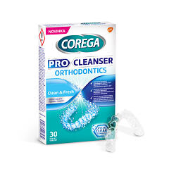 Čistilne tablete in raztopine Corega Pro Cleanser Orthodontic Tabs 30 kos