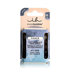 Elastika za lase Invisibobble Power Performance Hair Spiral 3 kos Crystal Clear