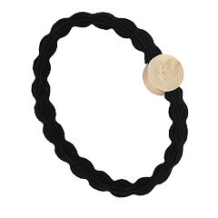 Elastika za lase By Eloise London Letter Charms Gold 1 kos H Black