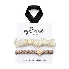 Elastika za lase By Eloise London Set Cream and Gold 1 kos