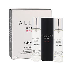 Toaletna voda Chanel Allure Homme Sport "zasuči in razprši" 3x20 ml