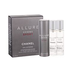 Toaletna voda Chanel Allure Homme Sport Eau Extreme "zasuči in razprši" 3x20 ml