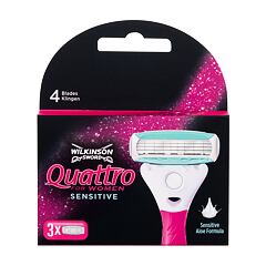 Nadomestne britvice Wilkinson Sword Quattro For Women Sensitive 3 kos