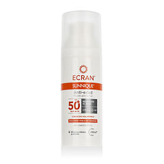 Zaščita pred soncem za obraz Ecran Sunnique Anti-Aging Protective Fluid SPF50+ 50 ml