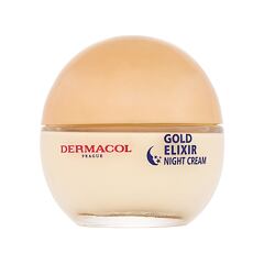 Nočna krema za obraz Dermacol Gold Elixir 50 ml