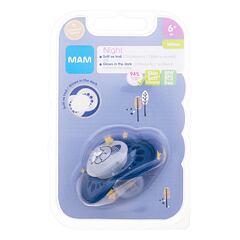 Duda MAM Night Silicone Pacifier 6m+ Raccoon 1 kos