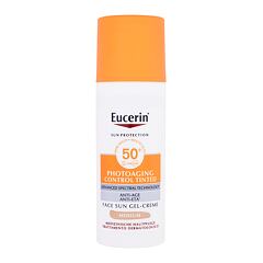 Zaščita pred soncem za obraz Eucerin Sun Protection Photoaging Control Tinted Gel-Cream SPF50+ 50 ml Medium