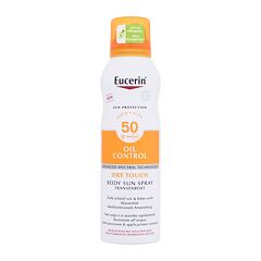 Zaščita pred soncem za telo Eucerin Sun Oil Control Body Sun Spray Dry Touch SPF50 200 ml