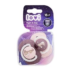 Duda LOVI Night & Day Dynamic Soother Girl 18m+ 2 kos