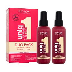 Nega brez izpiranja Revlon Professional Uniq One All In One Hair Treatment Duo Pack 2x150 ml