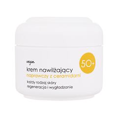 Dnevna krema za obraz Ziaja 50+ Moisturizing Cream With Ceramides 50 ml